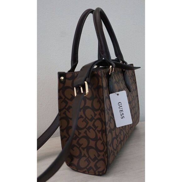 Guess JG916924 Women's Coca PU Leather Castalia Top Handle Crossbody Purse - Picture 11 of 16